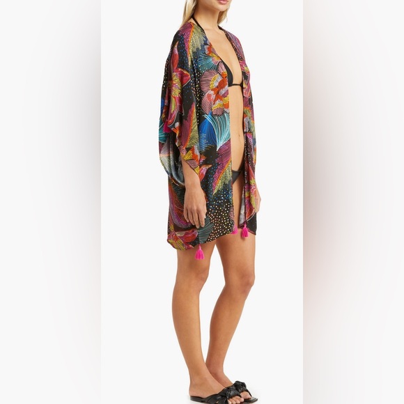 NWOT LA BLANCA Sunlit Soiree Cover-up - Picture 3 of 11